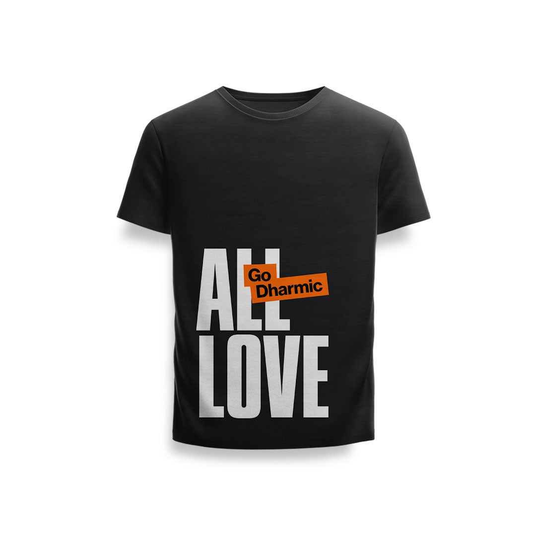 Go Dharmic Love All Short Sleeve T-Shirt