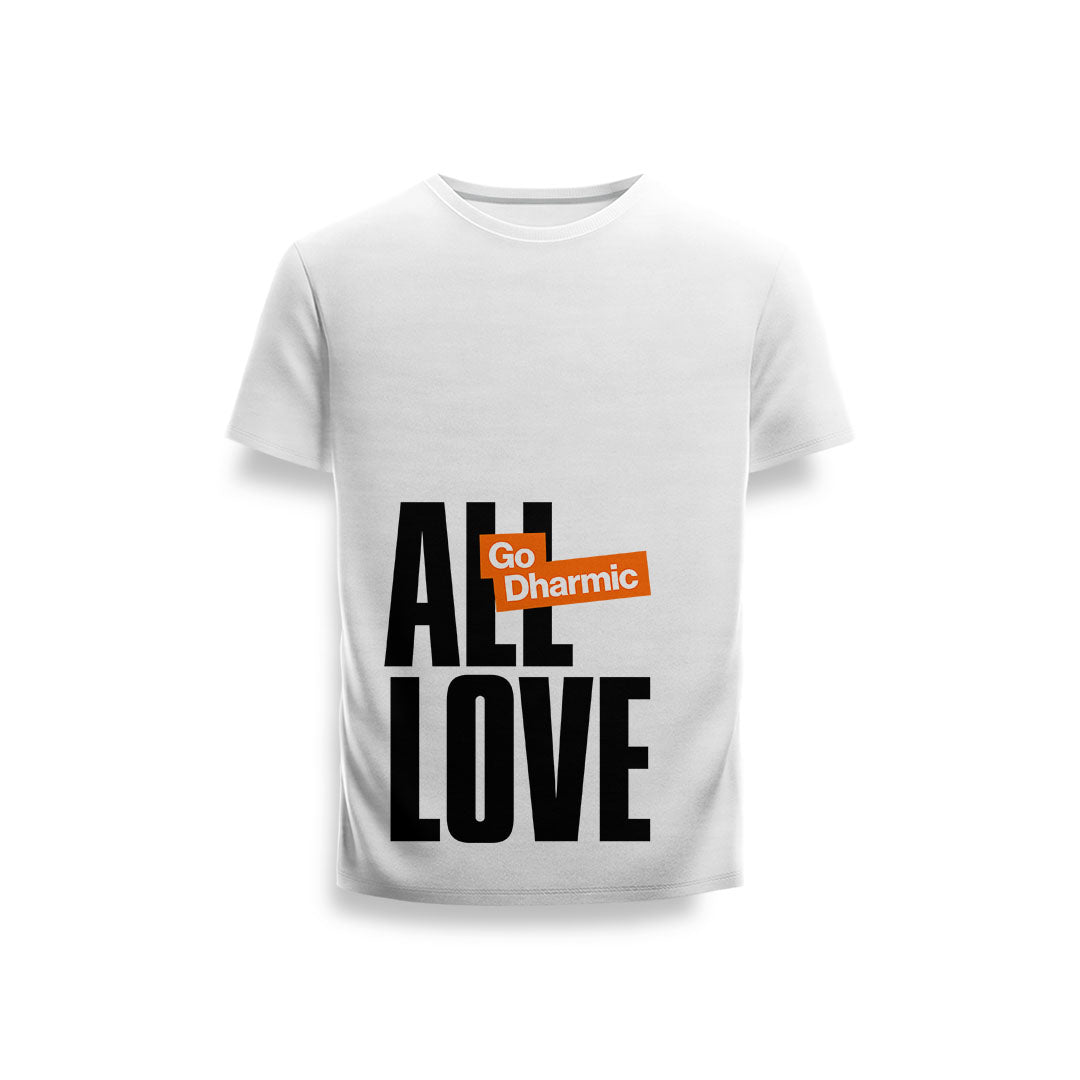 Go Dharmic Love All Short Sleeve T-Shirt